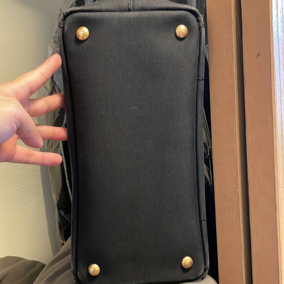 Prada Canapa Canvas tote bag jacquard 2way in black - Picture 11 of 13